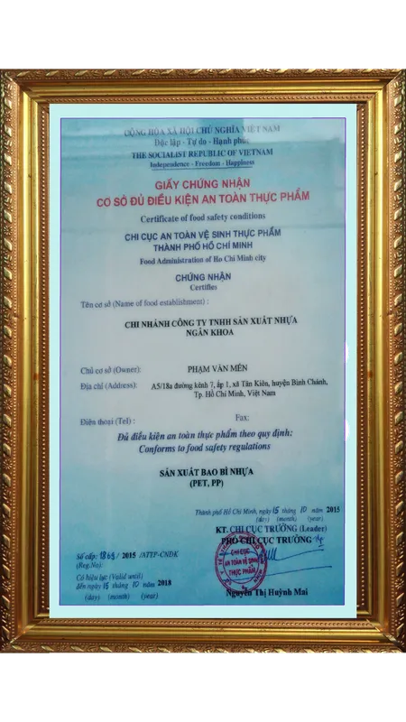 Sản phẩm 15473833 — Công Ty Cổ Phần Sản Xuất Nhựa Ngân Khoa — MST 0312723413