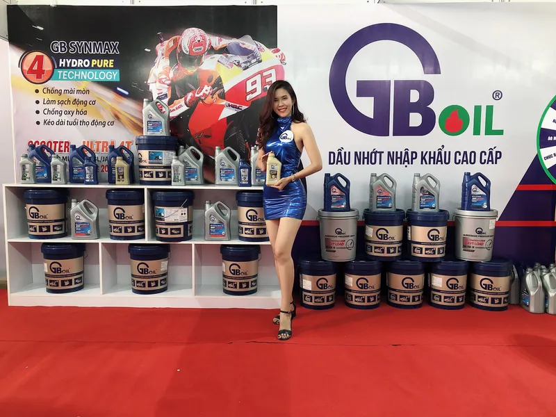 Sản phẩm GB OIL VIETNAM MOROR SHOW 2019 — Công Ty Cổ Phần Đầu Tư Sản Xuất Và Kinh Doanh GB OIL — MST 0312727601