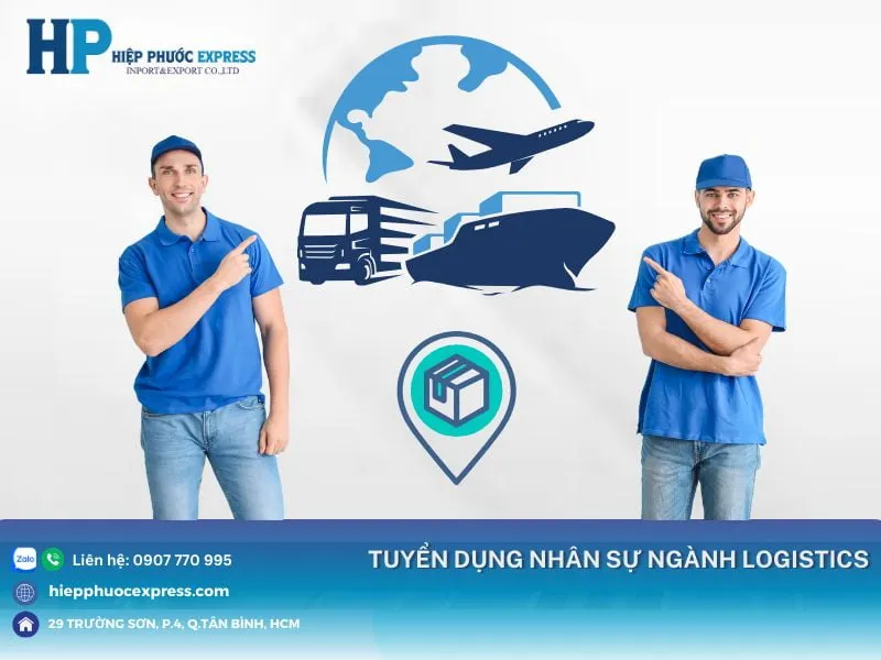 Sản phẩm tuyen dung nhan su logistics — Công Ty TNHH TM DV XNK Hiệp Phước — MST 0312765893