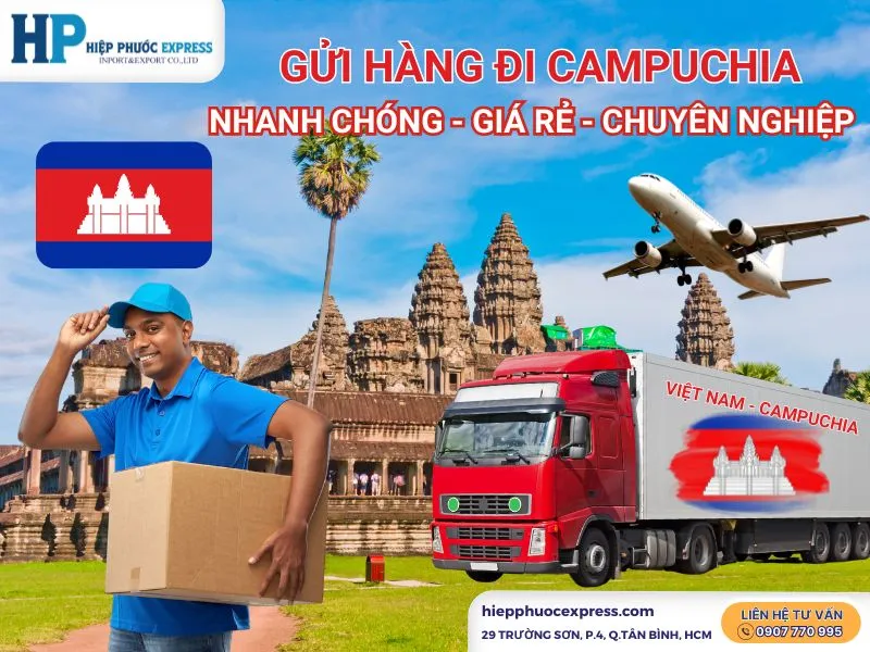 Sản phẩm dich vu gui hang di campuchia gia re uy tin — Công Ty TNHH TM DV XNK Hiệp Phước — MST 0312765893