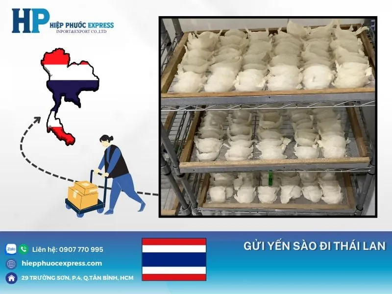 Sản phẩm gui yen sao di thai lan — Công Ty TNHH TM DV XNK Hiệp Phước — MST 0312765893