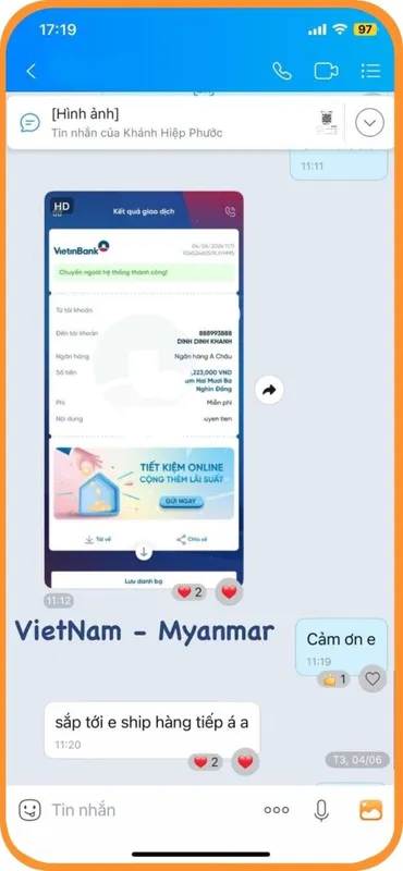 Sản phẩm tin nhan khach hang gui hang myanmar 473x1024 — Công Ty TNHH TM DV XNK Hiệp Phước — MST 0312765893