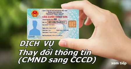 Sản phẩm thay doi thong tin cccd dich vu — Công Ty TNHH Dịch Vụ Biz Link — MST 0312767315