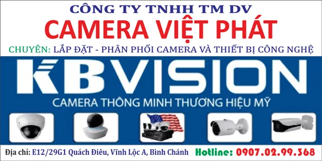 Sản phẩm CAMERA VIET PHAT — Công Ty TNHH Thương Mại Dịch Vụ Vi Tính Việt Phát — MST 0312802094