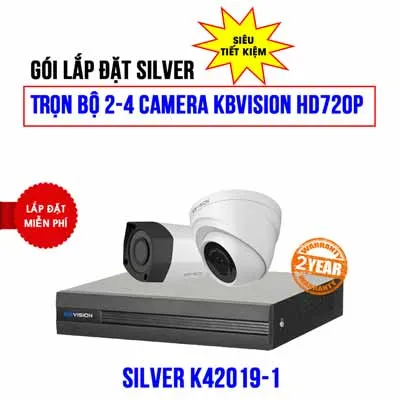 Sản phẩm tron bo 2 4 camera kbvision hd720p cho gia dinh silver k42019 1 b — Công Ty TNHH Thương Mại Dịch Vụ Vi Tính Việt Phát — MST 0312802094