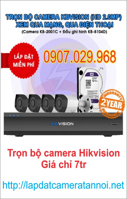 Sản phẩm tron bo camera — Công Ty TNHH Thương Mại Dịch Vụ Vi Tính Việt Phát — MST 0312802094