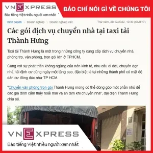 Sản phẩm cac gi dich vu chuyen nha tai taxi tai thanh hung 1774226398 — Thùng Carton Thành Hưng - Công Ty TNHH MTV Thương Mại Dịch Vụ Vận Tải Quốc Tế
Thành Hưng — MST 0312805465