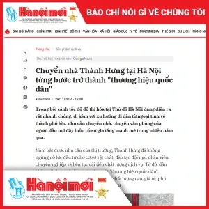 Sản phẩm chuyen nha thanh hung tai ha noi tung buoc tro thanh thuong hieu quoc dan 1774226357 — Thùng Carton Thành Hưng - Công Ty TNHH MTV Thương Mại Dịch Vụ Vận Tải Quốc Tế
Thành Hưng — MST 0312805465