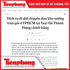 Sản phẩm dich vu di doi chuyen don kho xuong tron gi o tphcm tai taxi tai thanh hung chinh hang 1774226377 — Thùng Carton Thành Hưng - Công Ty TNHH MTV Thương Mại Dịch Vụ Vận Tải Quốc Tế
Thành Hưng — MST 0312805465