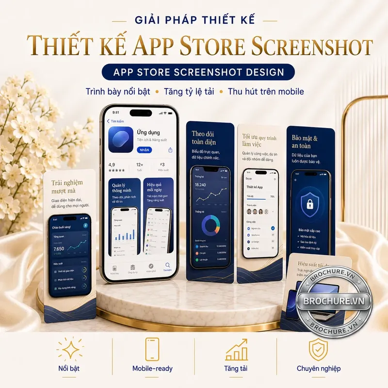 Sản phẩm thiet ke app store screenshot — Thiết Kế In ấn IStar - Công Ty TNHH Thương Mại Dịch Vụ IStar — MST 0312869481