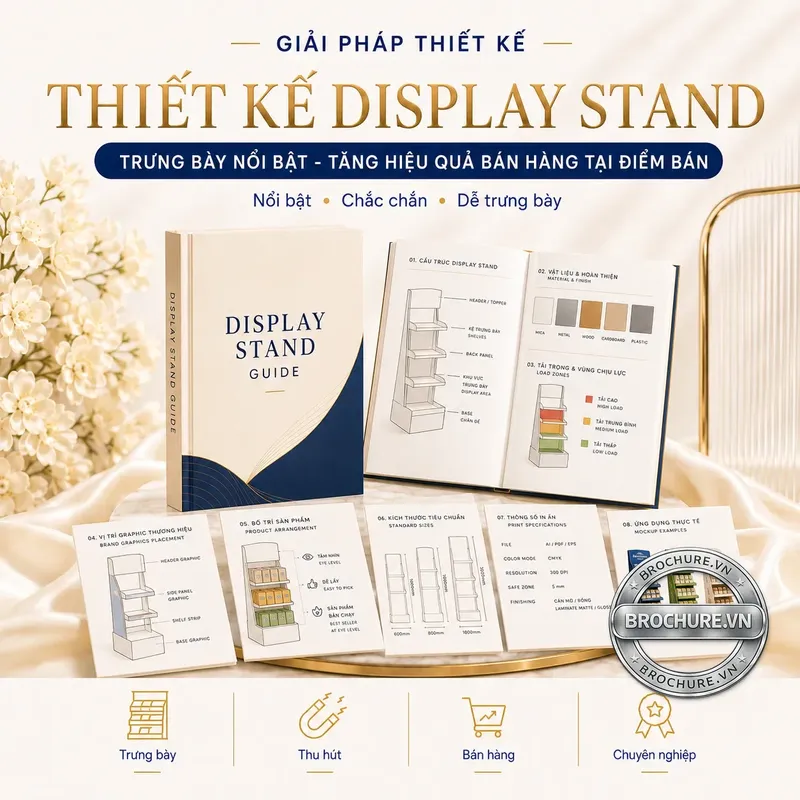 Sản phẩm thiet ke display stand — Thiết Kế In ấn IStar - Công Ty TNHH Thương Mại Dịch Vụ IStar — MST 0312869481