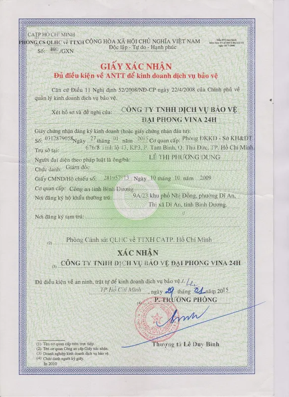 Sản phẩm 029232584021_GIAY DU DK KD 24H.JPG — Bảo Vệ 24H - Công Ty TNHH Dịch Vụ Bảo Vệ Đại Phong Vina 24H — MST 0312879058
