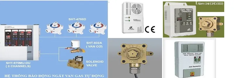 Sản phẩm hệ thống cảnh báo gas rò rỉ — Công Ty TNHH TM Kỹ Thuật PT — MST 0312879851