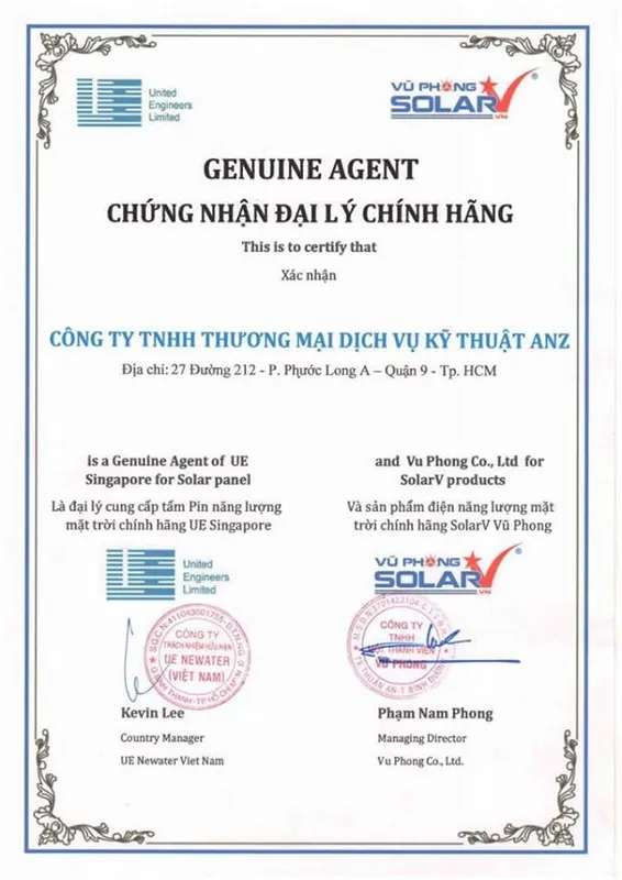 Sản phẩm 1 — Công Ty TNHH Thương Mại Kỹ Thuật ANZ — MST 0312915242