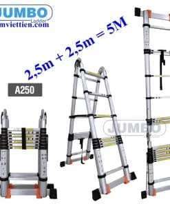 Sản phẩm thang nhom cao cap jumbo chu a 247x296 — Công Ty Trách Nhiệm Hữu Hạn Nhôm Kính Nam Việt Tiến — MST 0312934453