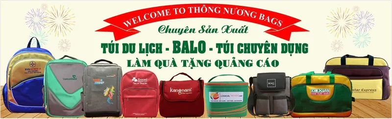 Sản phẩm 1 may balo tui xach sai gon — Công Ty TNHH Túi Xách Và Thời Trang Thông Nương — MST 0312975114