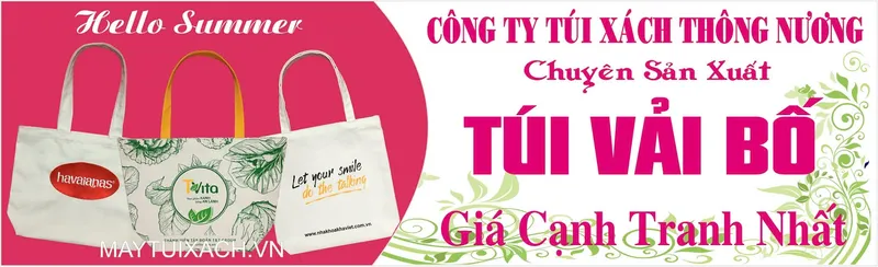 Sản phẩm 5 may tui — Công Ty TNHH Túi Xách Và Thời Trang Thông Nương — MST 0312975114