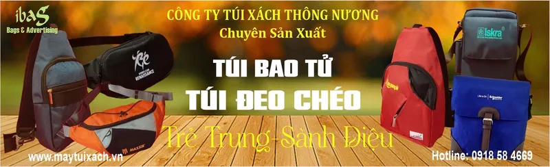 Sản phẩm 8 may tui deo bao tu — Công Ty TNHH Túi Xách Và Thời Trang Thông Nương — MST 0312975114