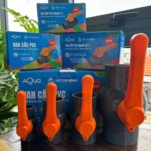 Sản phẩm van cau pvc aqua viet an nong 1 — Công Ty TNHH Thương Mại Và Dịch Vụ Việt An Nông — MST 0312991941