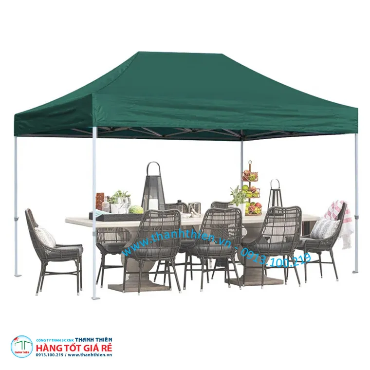Sản phẩm leu xep 3mx4m5m xanh la — Công Ty TNHH Thiết Bị Kỹ Thuật Điện Tân Thiên Hòa — MST 0313025323