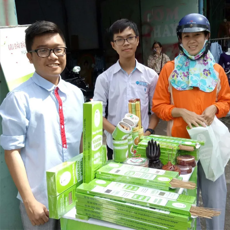 Sản phẩm 18092020 cong dong nhang xanh 05 — Công Ty Cổ Phần Nhang Thiền — MST 0313037061
