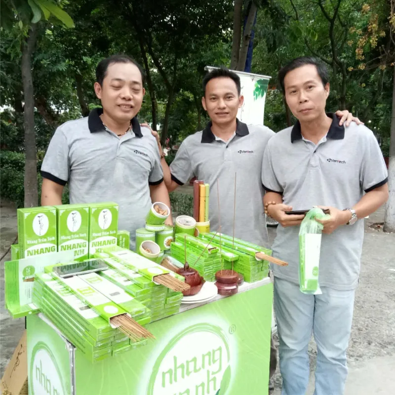 Sản phẩm 18092020 cong dong nhang xanh 12 — Công Ty Cổ Phần Nhang Thiền — MST 0313037061