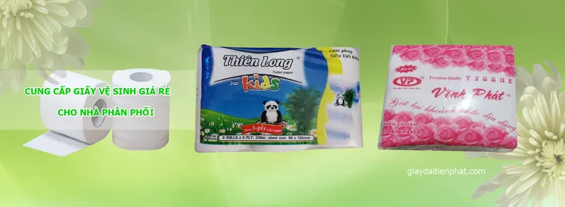 Sản phẩm giay dai tien phat795262 — Giấy Vệ Sinh Đại Tiến Phát - Công Ty TNHH Đầu Tư Sản Xuất Thương Mại Đại Tiến
Phát — MST 0313043844