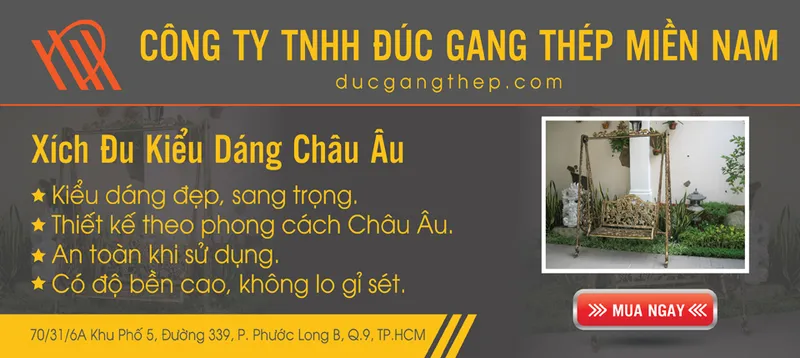 Sản phẩm xich du kieu dang chau au — Đúc Gang Thép Miền Nam - Công Ty TNHH Đúc Gang Thép Miền Nam — MST 0313074842