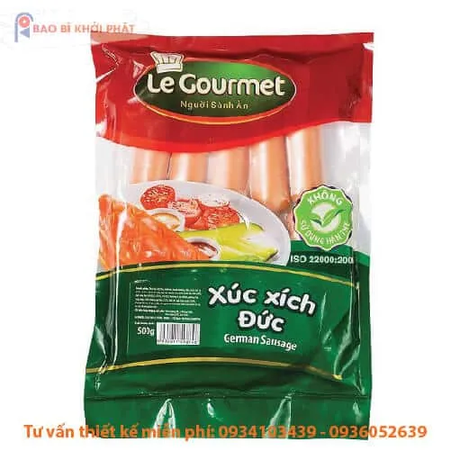 Sản phẩm bao bi xuc xich cao cap 01 — Bao Bì Khởi Phát - Công Ty TNHH Sản Xuất In ấn Bao Bì Khởi Phát — MST 0313094302