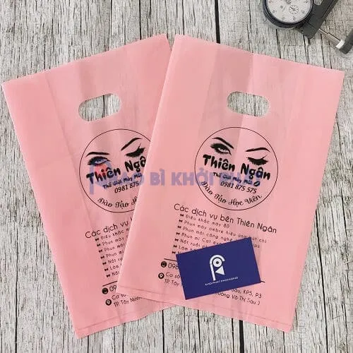 Sản phẩm tui nilon Pe hong phan — Bao Bì Khởi Phát - Công Ty TNHH Sản Xuất In ấn Bao Bì Khởi Phát — MST 0313094302