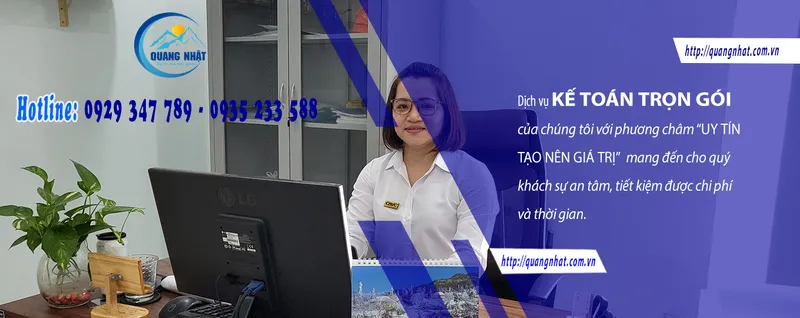 Sản phẩm congty quangnhat quang nhat ke toan tron goi — Công Ty TNHH Tư Vấn Và Kế Toán Quang Nhật — MST 0313100690