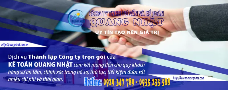 Sản phẩm slide quangnhat quang nhat ke toan tron goi — Công Ty TNHH Tư Vấn Và Kế Toán Quang Nhật — MST 0313100690