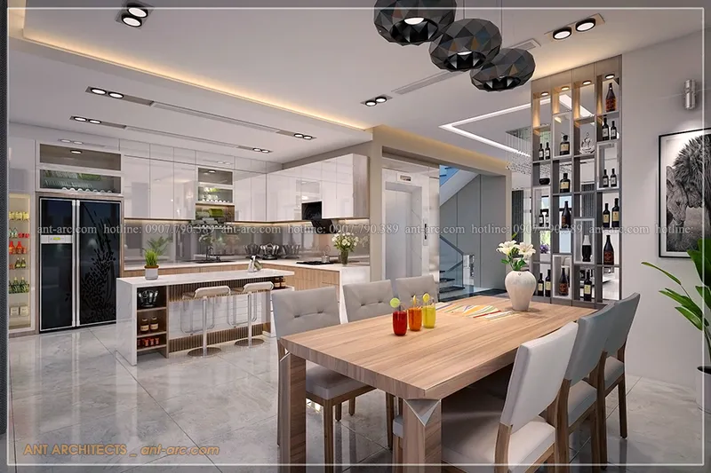 Sản phẩm 3 PHONG BEP V1 — Công Ty TNHH Tư Vấn Thiết Kế Xây Dựng Ant Architects — MST 0313106195