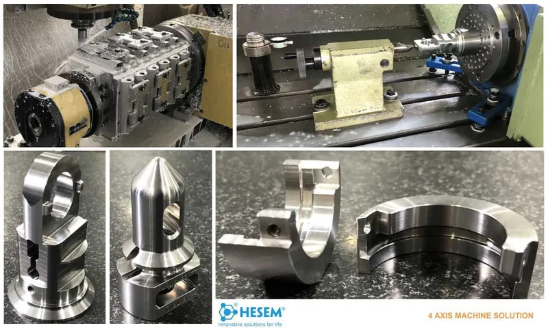 Sản phẩm 4 AXIS MACHINE SOLUTION  — Gia Công Cơ Khí Chính Xác HESEM - Công Ty TNHH Sản Xuất Thương Mại Dịch Vụ HESEM — MST 0313106413