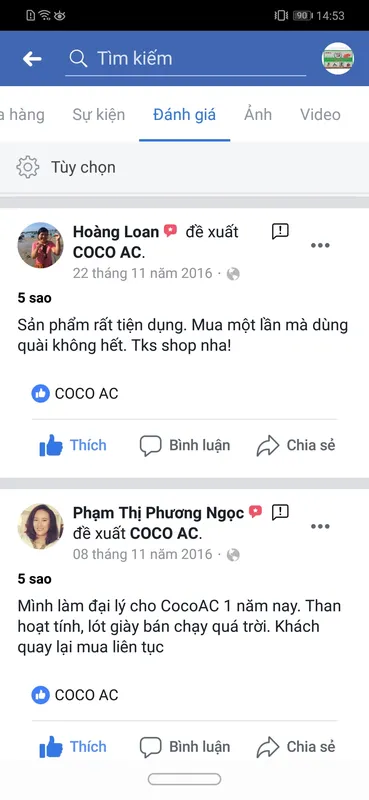 Sản phẩm screenshot 20190201 145350 — Công Ty TNHH COCO AC — MST 0313107336