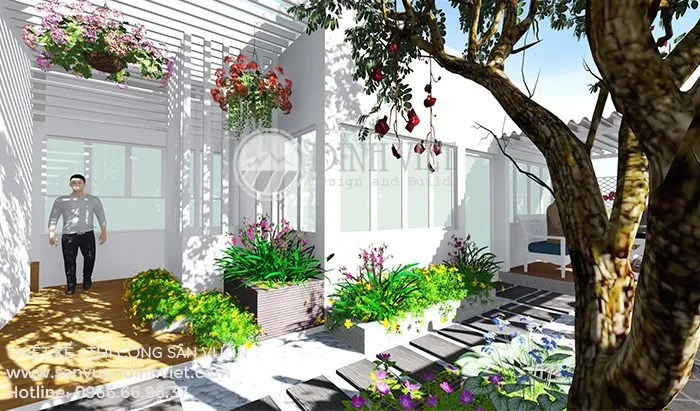 Sản phẩm thiet ke san vuon san thuong dep 1 — Thiết Kế Cảnh Quan VJ-TOP - Công Ty TNHH VJ-TOP — MST 0313108869
