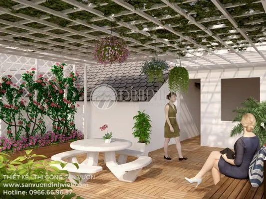 Sản phẩm thiet ke san vuon san thuong dep nha biet thu xinh 1 533x400 — Thiết Kế Cảnh Quan VJ-TOP - Công Ty TNHH VJ-TOP — MST 0313108869