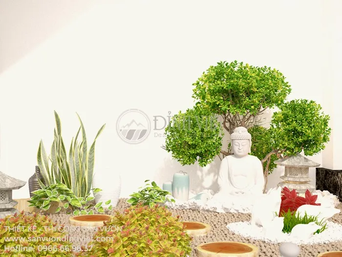 Sản phẩm tieu canh san vuon cau thang dep 2 — Thiết Kế Cảnh Quan VJ-TOP - Công Ty TNHH VJ-TOP — MST 0313108869
