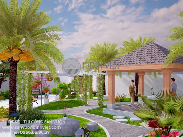 Sản phẩm biet thu vuon dep 2 — Thiết Kế Cảnh Quan VJ-TOP - Công Ty TNHH VJ-TOP — MST 0313108869