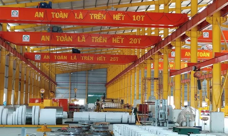 Sản phẩm Cau truc dam don 10 tan — Cầu Trục Và Cổng Trục Thuận Thành - Công Ty TNHH Sản Xuất Cơ Khí Thuận Thành — MST 0313172617