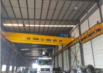 Sản phẩm lap dat cau truc dam doi 30 tan 400 — Cầu Trục Và Cổng Trục Thuận Thành - Công Ty TNHH Sản Xuất Cơ Khí Thuận Thành — MST 0313172617