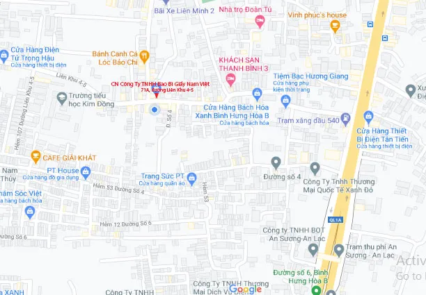 Sản phẩm 71A Lien Khu 4 5 — Công Ty TNHH Bao Bì Giấy Nam Việt — MST 0313172832