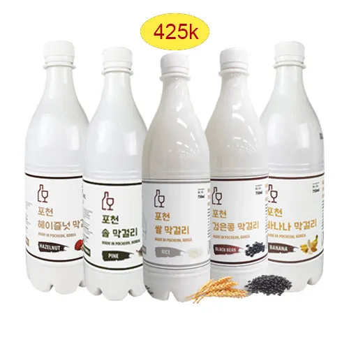 Sản phẩm com bo 5 chai ruou gao pocheon makgeolli 1 — Công Ty TNHH Thương Mại Và Đầu Tư Sài Gòn Hoàng Kim — MST 0313175865