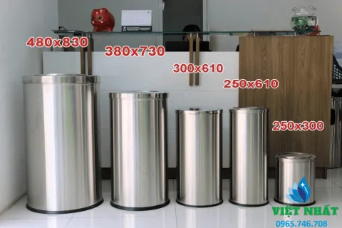 Sản phẩm th thung rac lat tron noithatvietnhat vn 480x320 — Inox Việt Nhất - Công Ty TNHH Sản Xuất Thương Mại Xây Dựng Trang Trí Nội Ngoại
Thất Việt Nhất — MST 0313178545