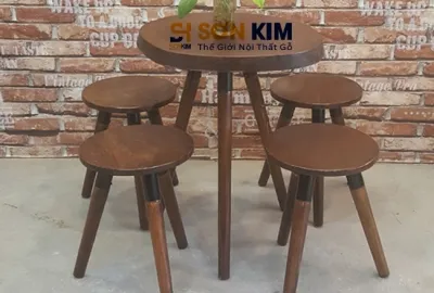 Sản phẩm ban ghe cafe go 650x440 — Công Ty TNHH TM DV Xây Dựng Phát Triển Sơn Kim — MST 0313182439