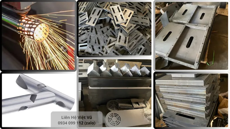 Sản phẩm gia cong cat laser kim loai — Máy Cắt Laser Việt Vũ - Công Ty TNHH Tự Động Hóa Việt Vũ — MST 0313189018