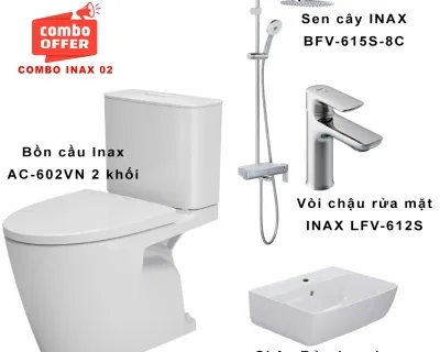 Sản phẩm combo inax 021491_400x320 — Thiết Bị Vệ Sinh Thiên Lộc - Công Ty TNHH Tư Vấn TM DV Thiên Lộc — MST 0313190359
