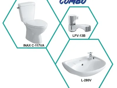 Sản phẩm combo thiet bi ve sinh inax9239_400x300 — Thiết Bị Vệ Sinh Thiên Lộc - Công Ty TNHH Tư Vấn TM DV Thiên Lộc — MST 0313190359