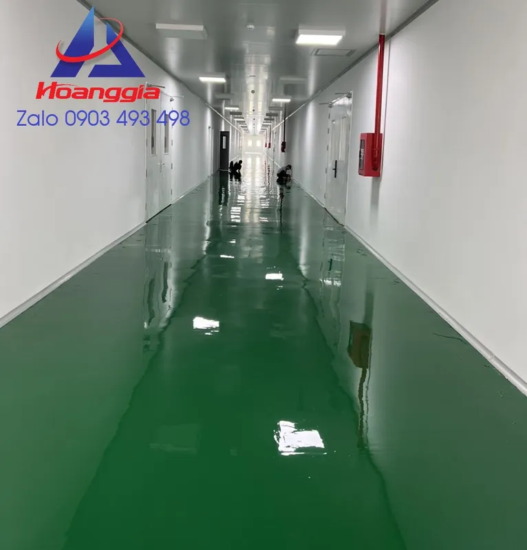 Sản phẩm son epoxy he lan 3 lop mau xanh — Sơn Epoxy Hoàng Gia - Công Ty TNHH Kỹ Thuật Epoxy Hoàng Gia — MST 0313195653