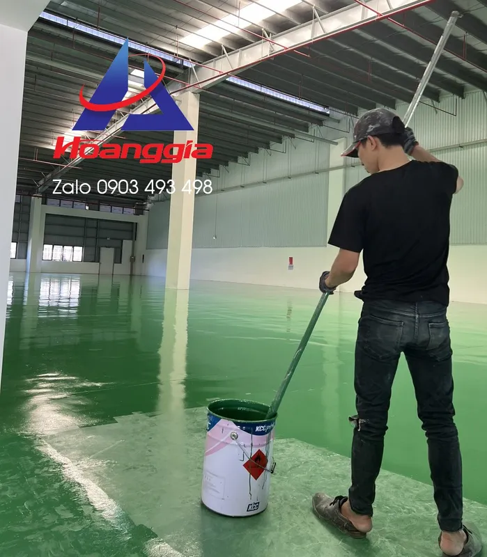 Sản phẩm thi cong son nen epoxy tai binh chanh cty konohana 4 — Sơn Epoxy Hoàng Gia - Công Ty TNHH Kỹ Thuật Epoxy Hoàng Gia — MST 0313195653